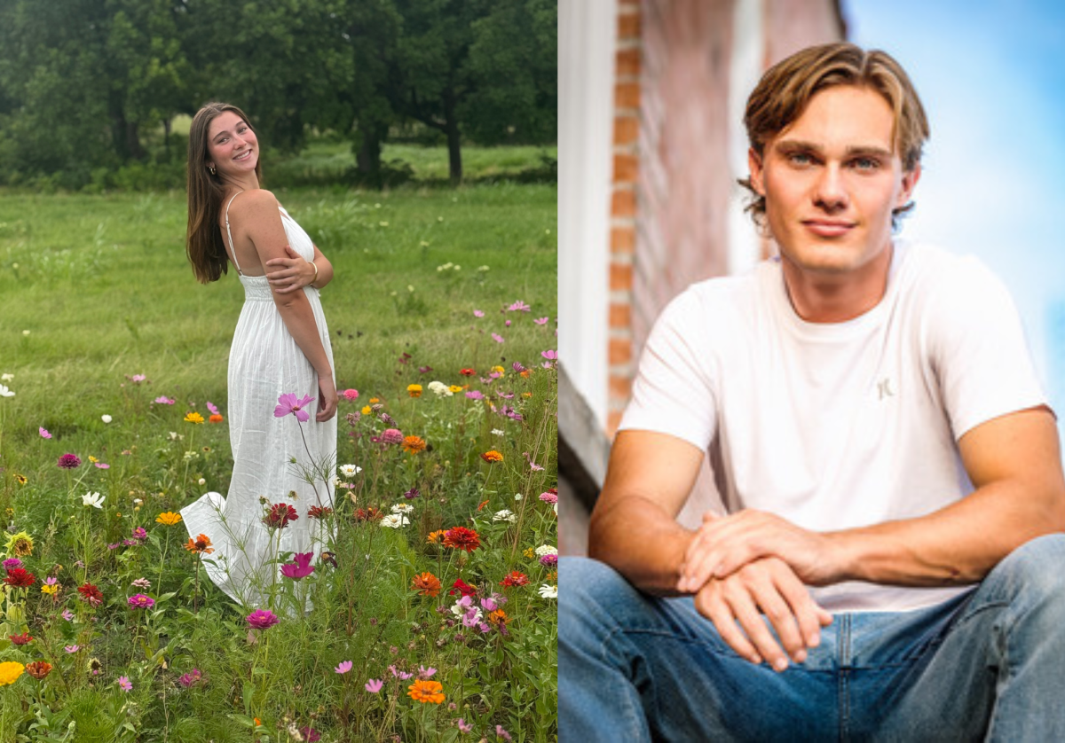 Seniors, Katherine Abouzeid (left) and Porter Carroll (right).