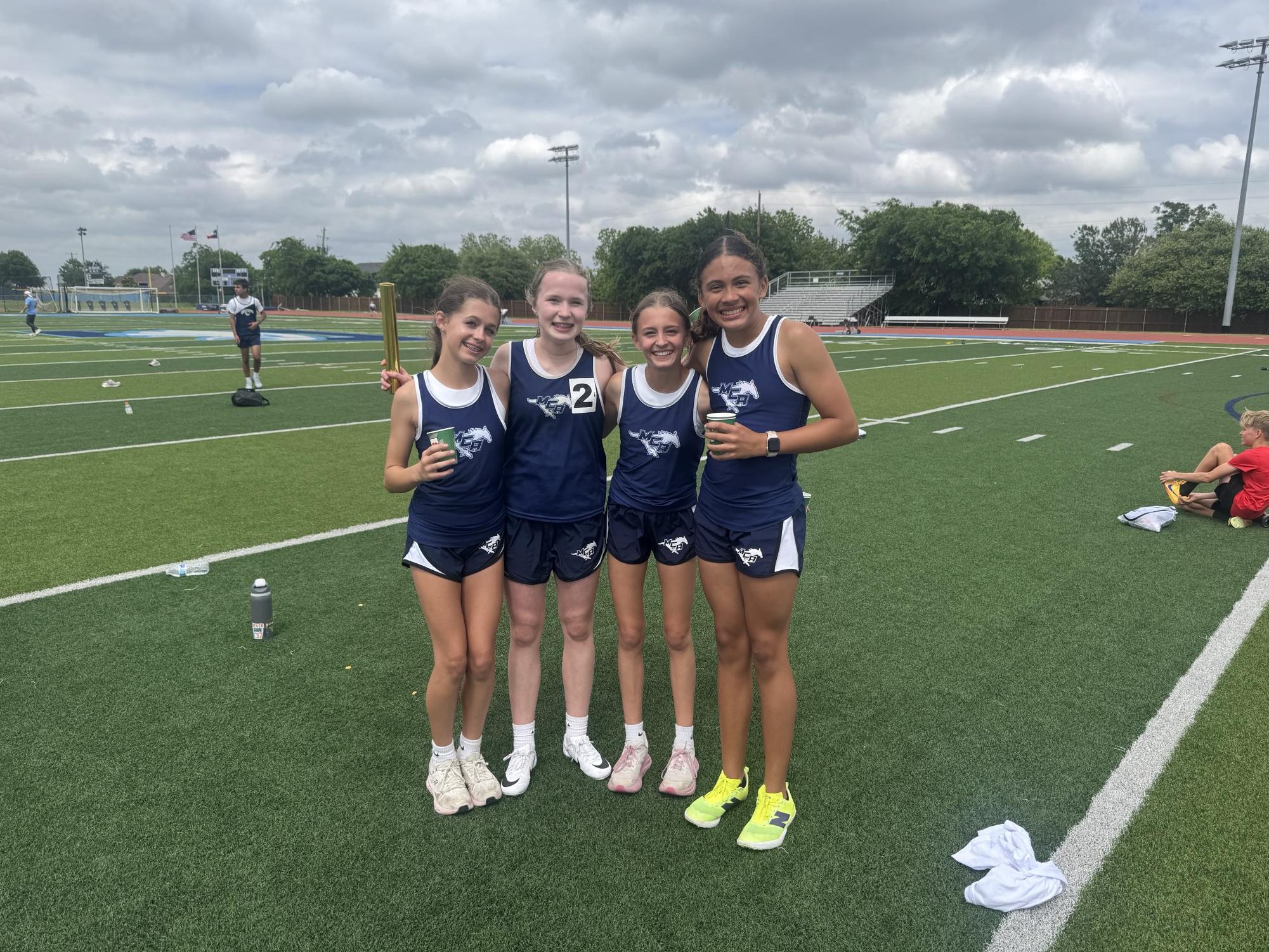 Middle School Stangs Track Meet at Prince of Peace