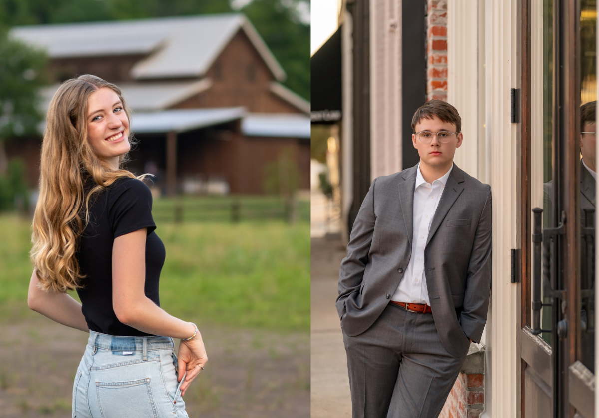 Seniors, Dylan Neuner (left) and Zachary Scott (right).