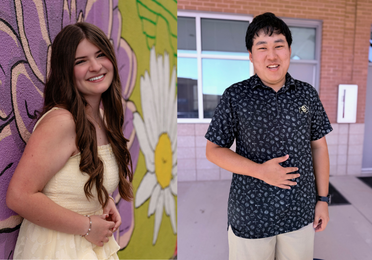 Seniors, Anna Holm (left) and Alvin Ma (right).