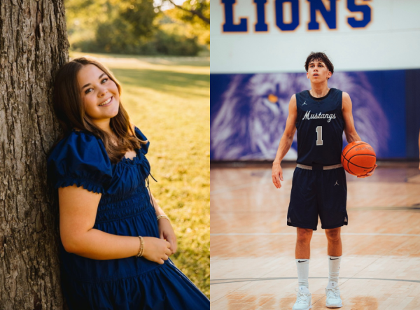 Seniors, Audrey Wedemeyer and Jayden Vicknair